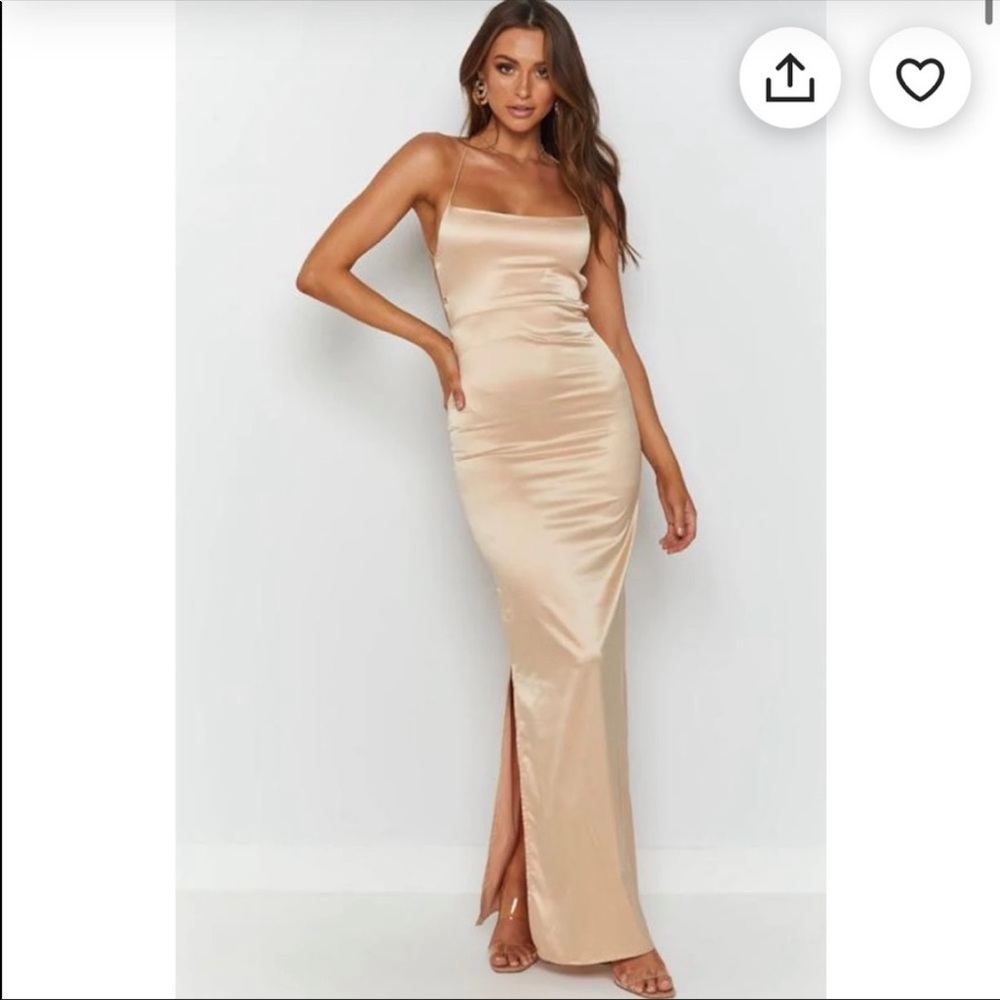 Megaya Silver Bridesmaids Dress